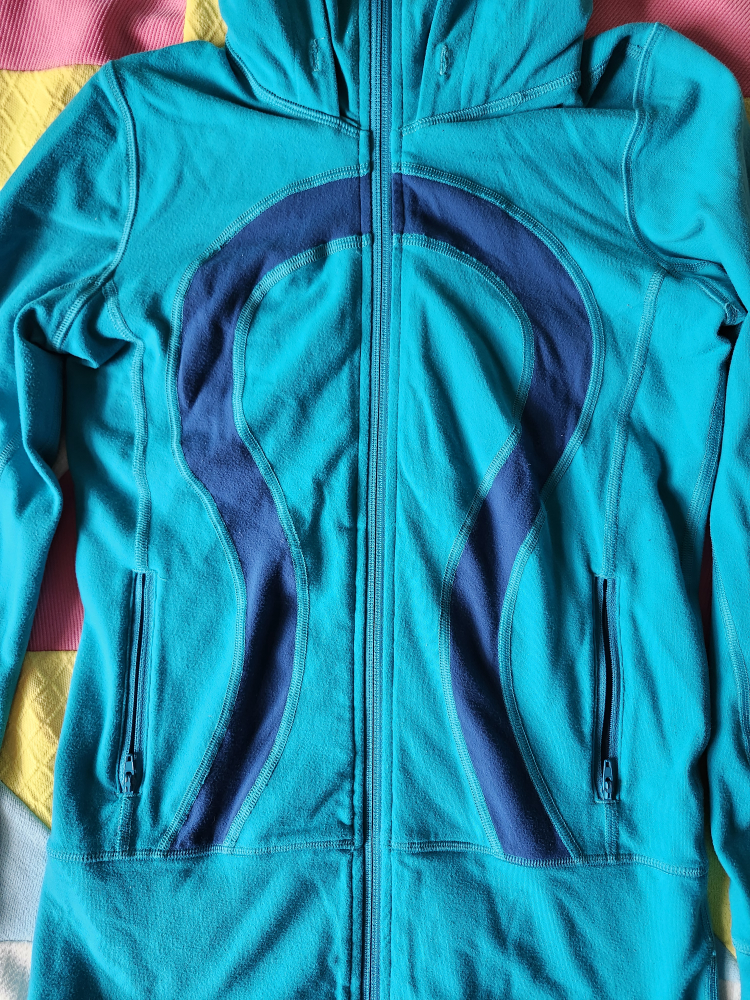 teal Lululemon hoodie/jacket - photo 4