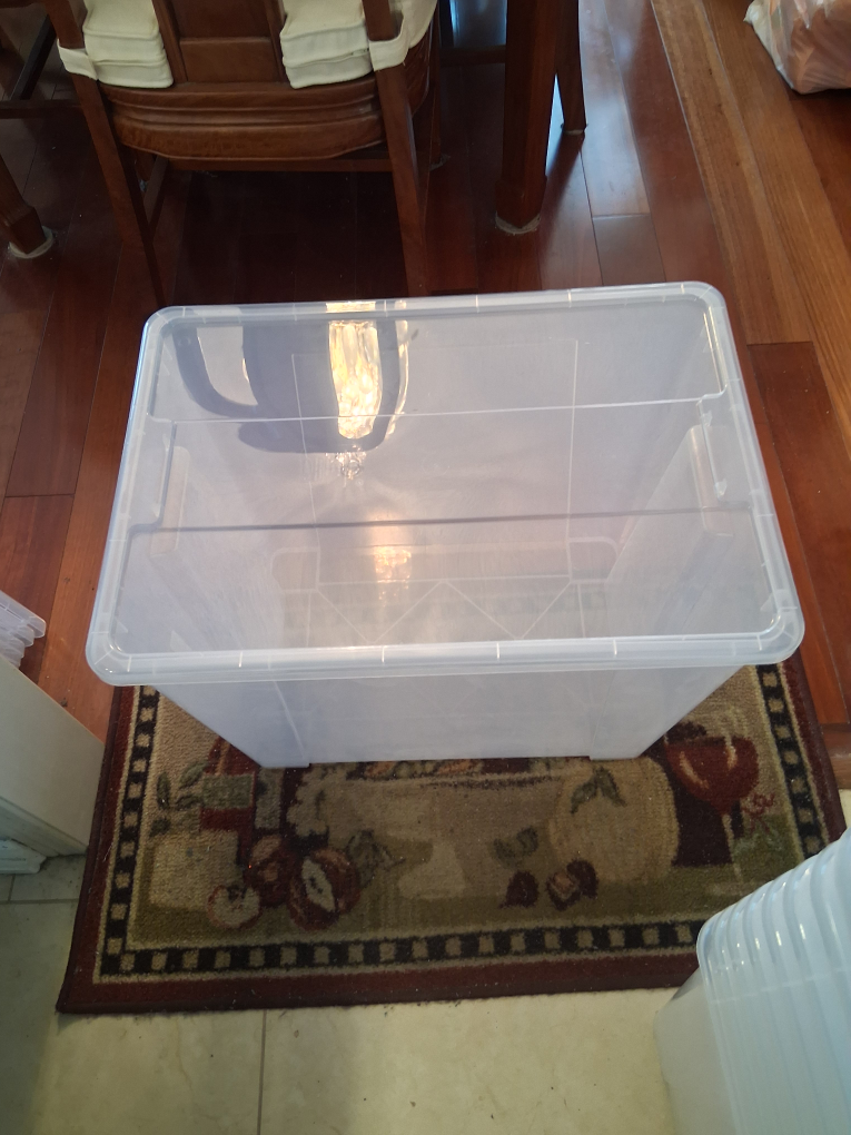 9 large clear storage bins with lids - 1 for $15 or 9 for $132 - photo 3