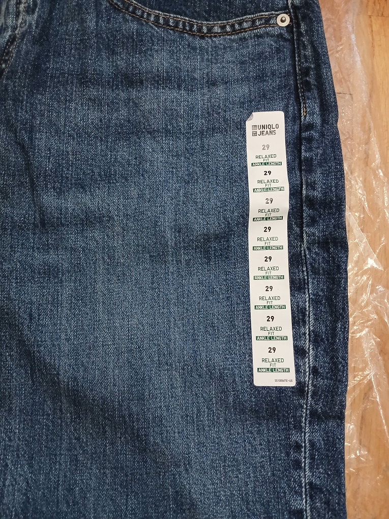 BRAND NEW* Uniqlo Relaxed Tapered Ankle Jeans - 29 inch - photo 4