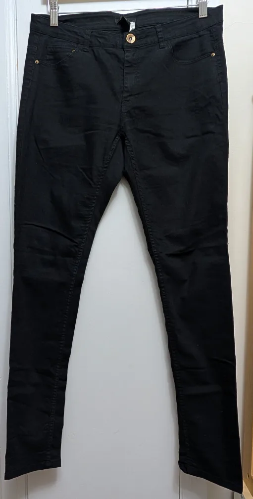 H&M Black Jeans - Size 12 thumbnail