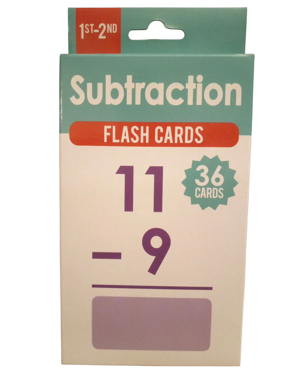 1st-2nd Subtraction Flash Cards - 36 Cards thumbnail
