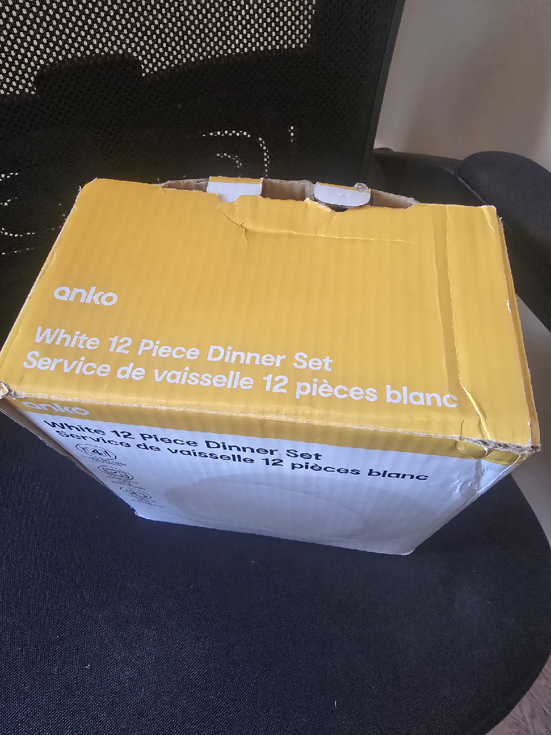 Anko White 12 Piece Dinner Set - New in box - photo 2