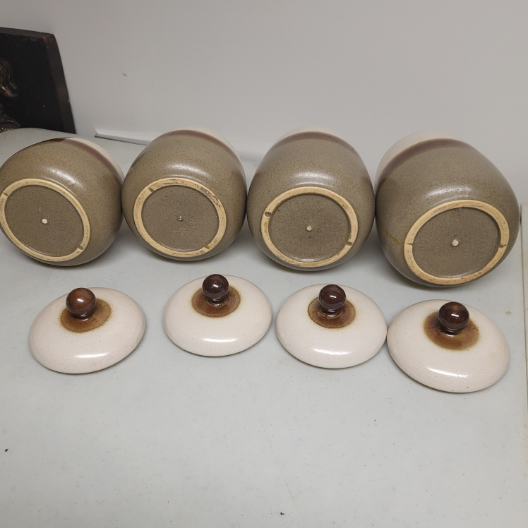 Vintage Ceramic Canister Set (4)