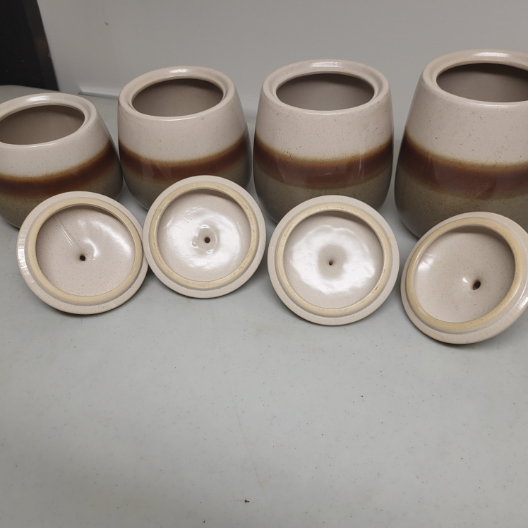 Vintage Ceramic Canister Set (4) - photo 4