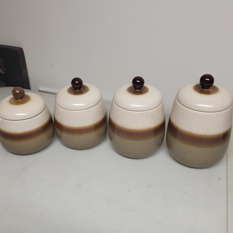 Vintage Ceramic Canister Set (4) - photo 5