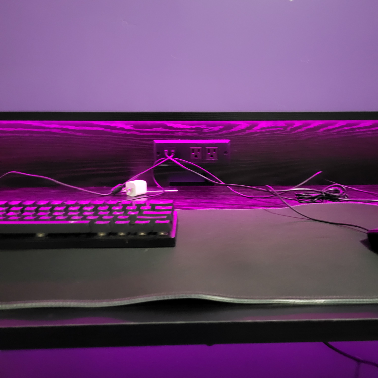 Gaming Desk with LED Lights - photo 4