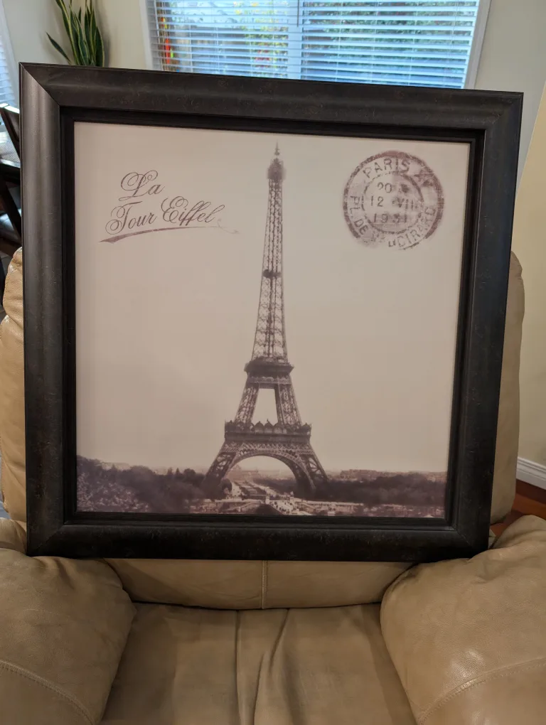 Eiffel Tower Framed Picture thumbnail