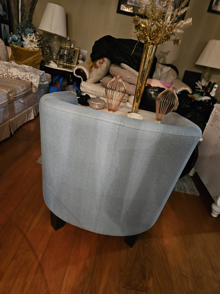 Light Blue Accent Chair - photo 2