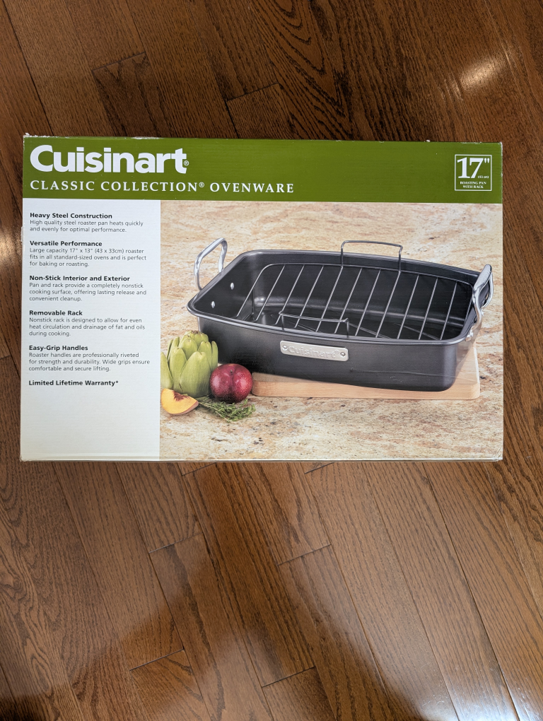 Cuisinart Classic Collection 17" Roasting Pan - NEW