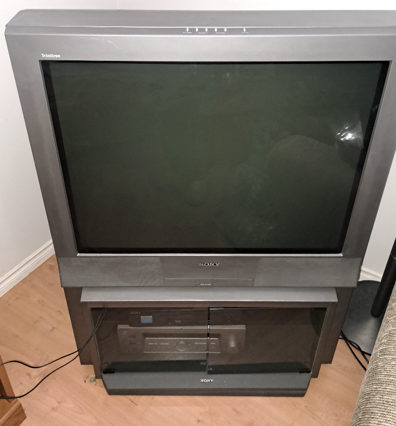 Sony 36 inch Trinitron CRT TV with Sony TV stand - photo 2
