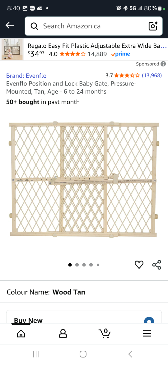 Evenflo Position and Lock Baby Gate