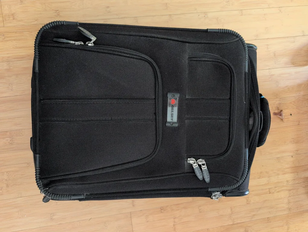 Delsey Black Rolling Suitcase thumbnail