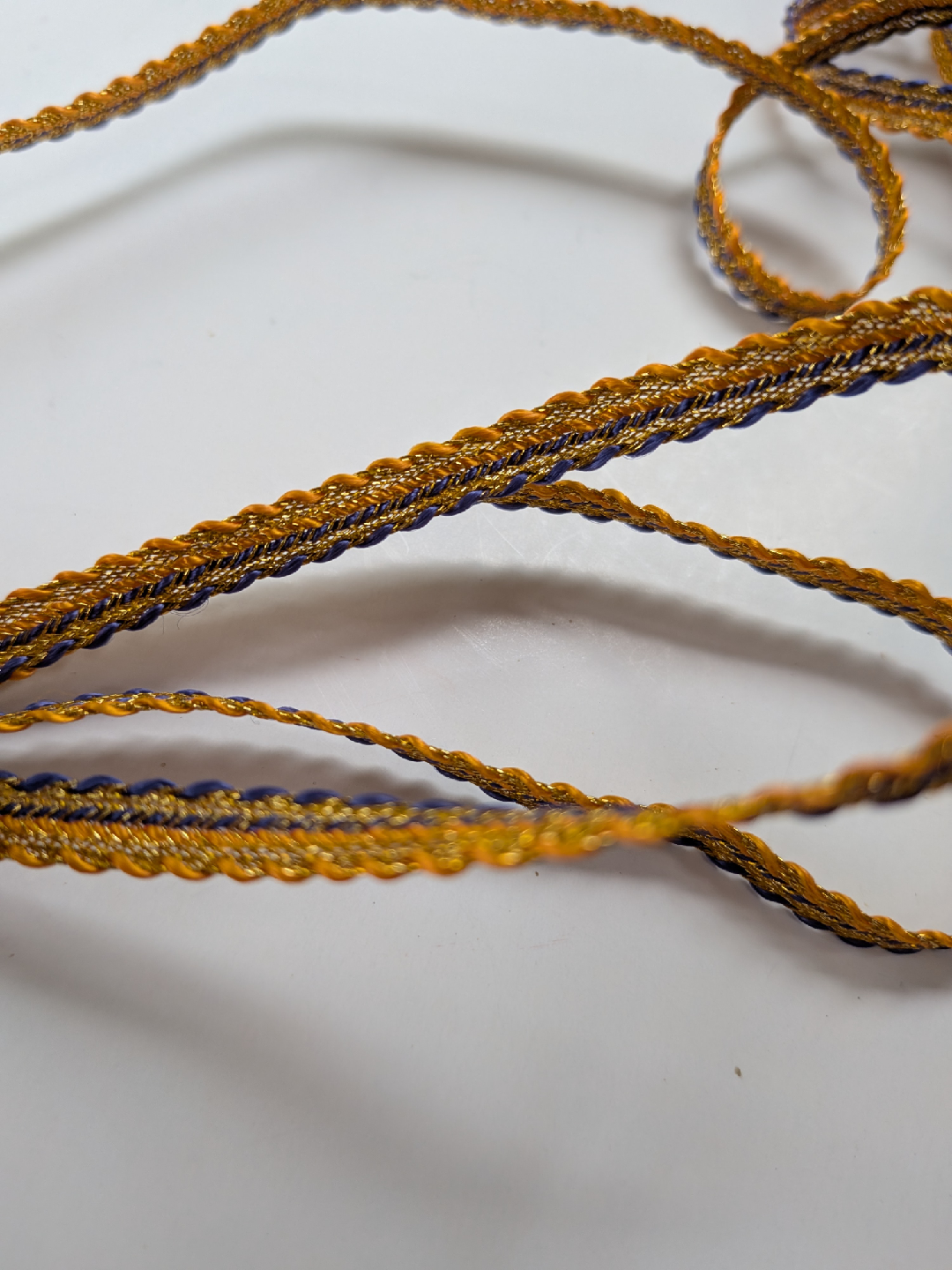 Vitg Gold and Blue Decorative Trim - THREE YARDS - photo 5