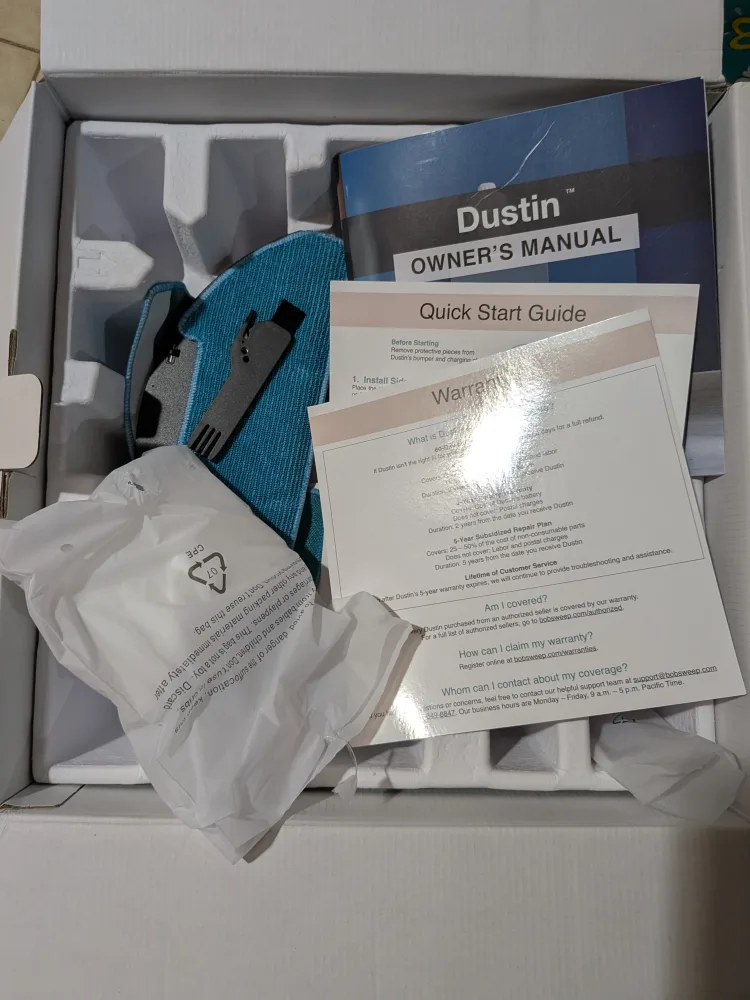 Dustin Self-empty Robotic Vacuum Cleaner and Mop image indicator(4)