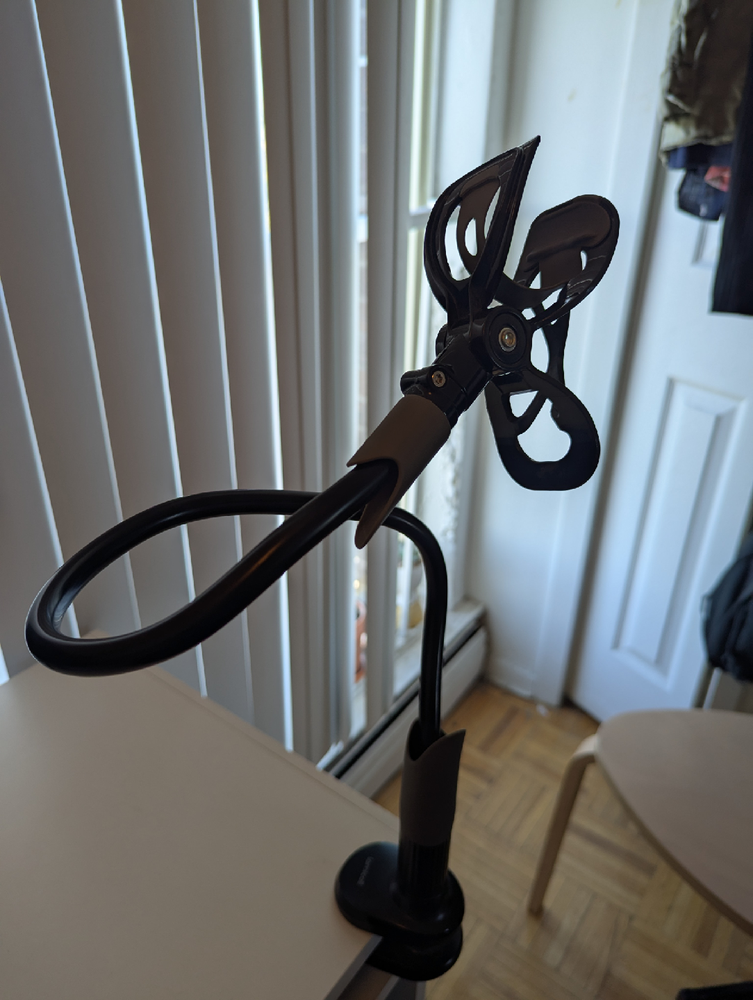 Lamicall Cell Phone Holder Gooseneck Mount - Black 🥕