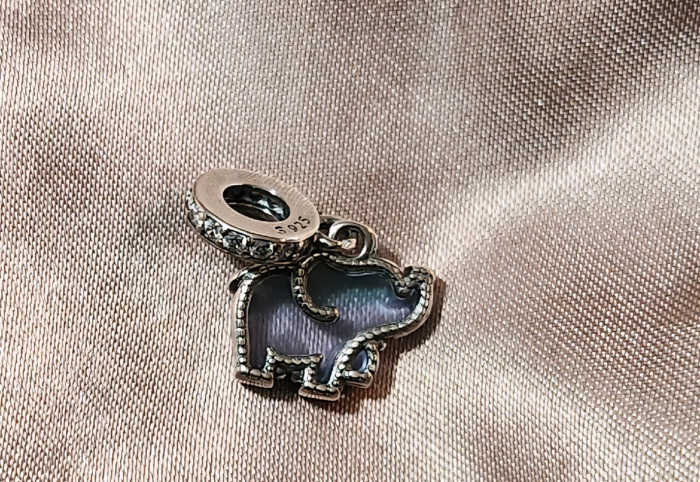Blue Elephant Charm - photo 2