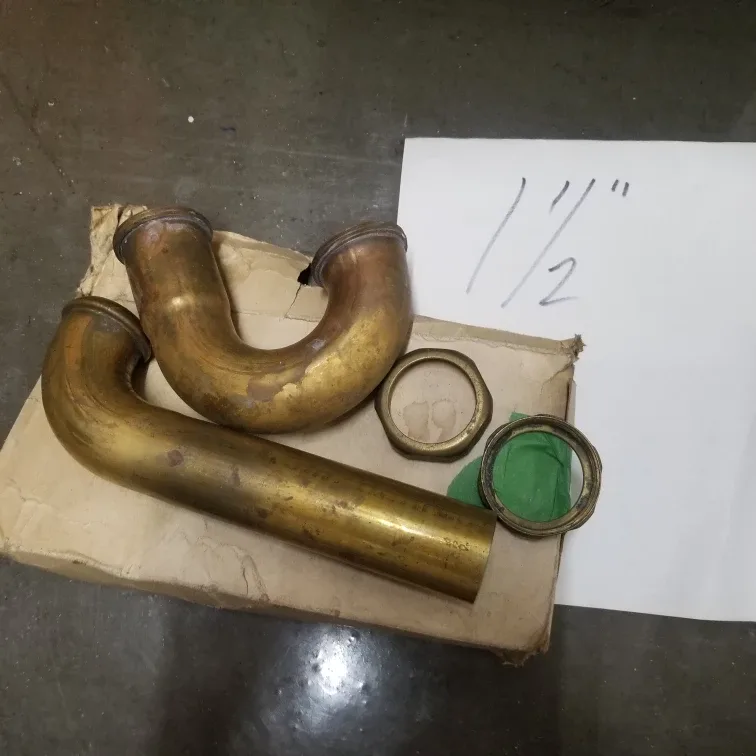 1 1/2" Brass P-Trap Pipe thumbnail