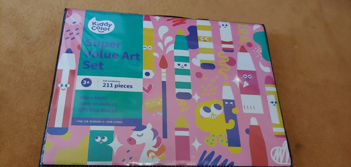 Kiddy Color Super Value Art Set - 211 Pieces thumbnail