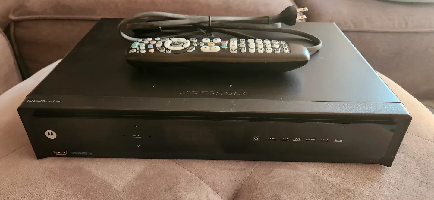 Motorola HD Dual Tuner DVR Set Up Box (DCX3400-M) image indicator(10)