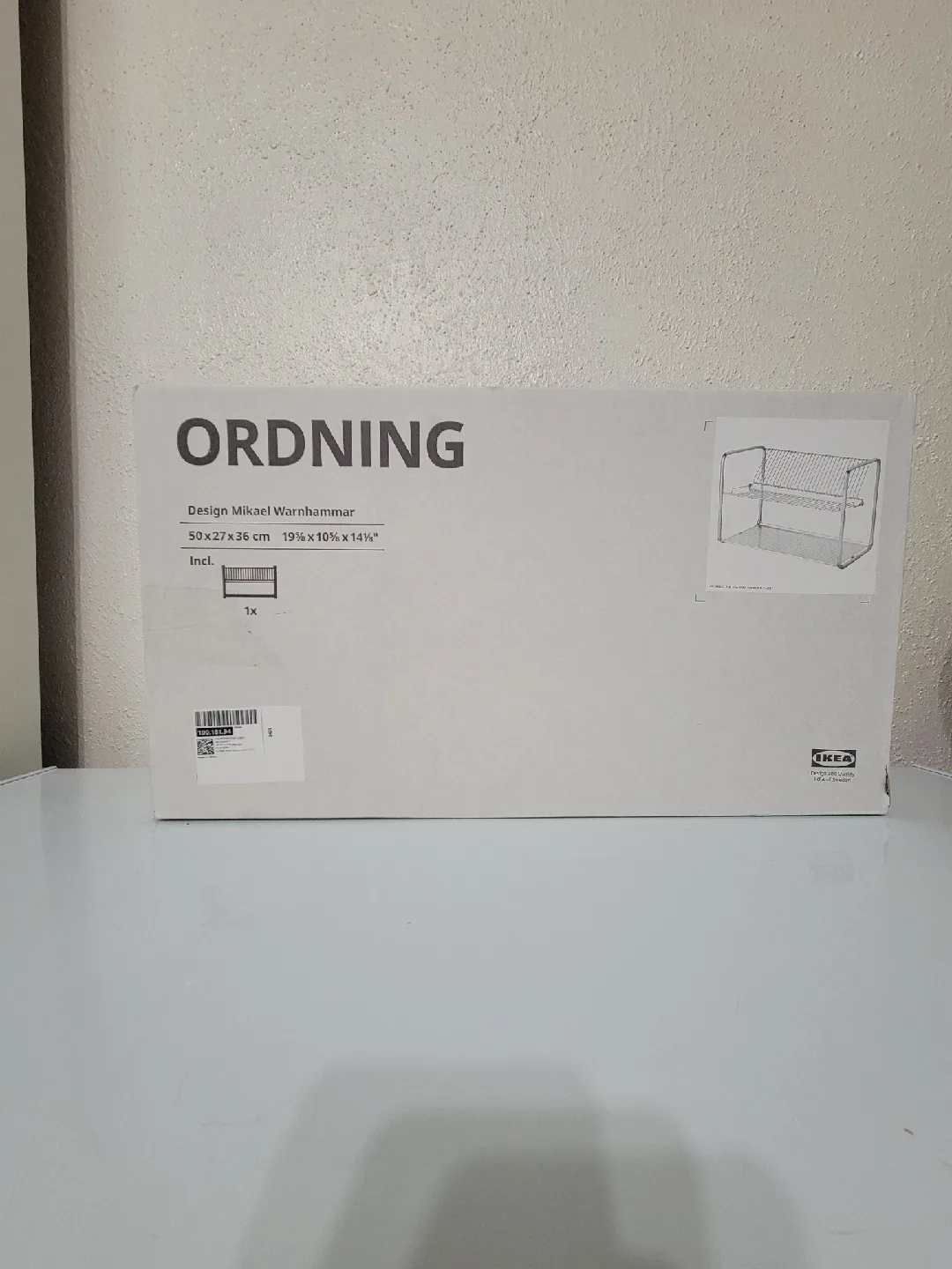 IKEA ORDNING Dish Rack, 50x27x36 cm - New in Box! image indicator(3)