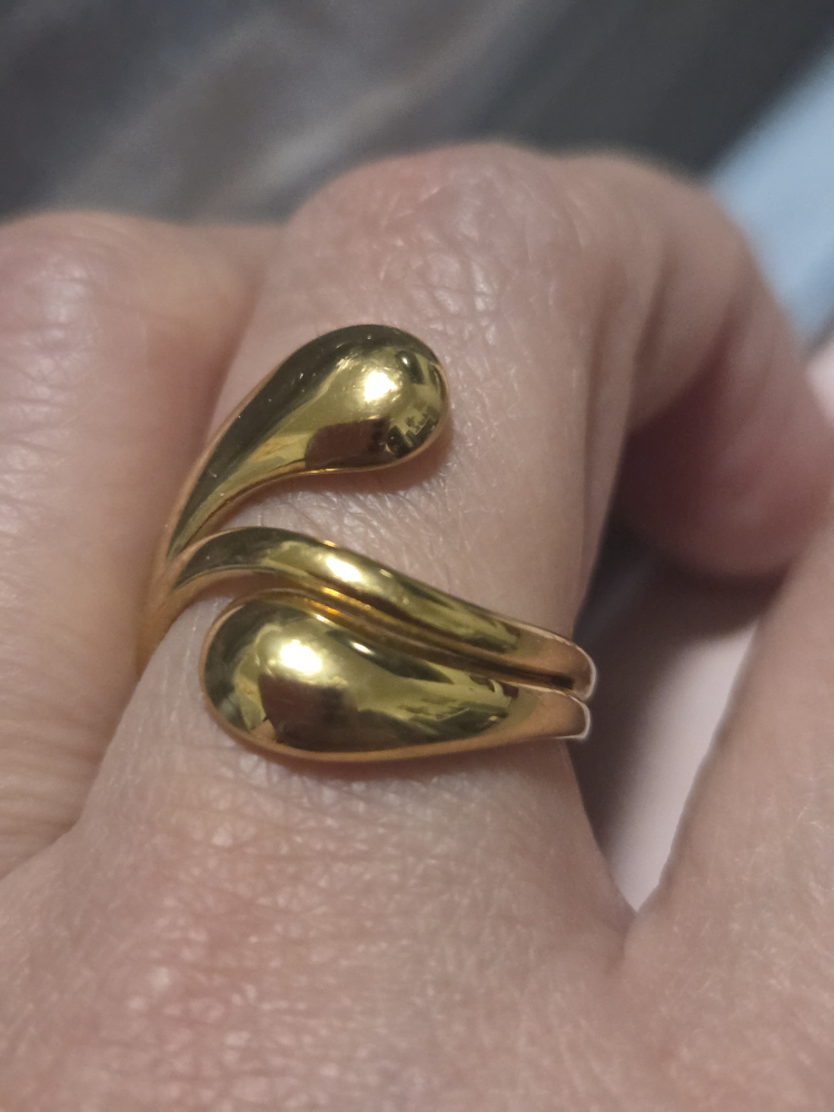 Gold plated Tone Fashion Ring