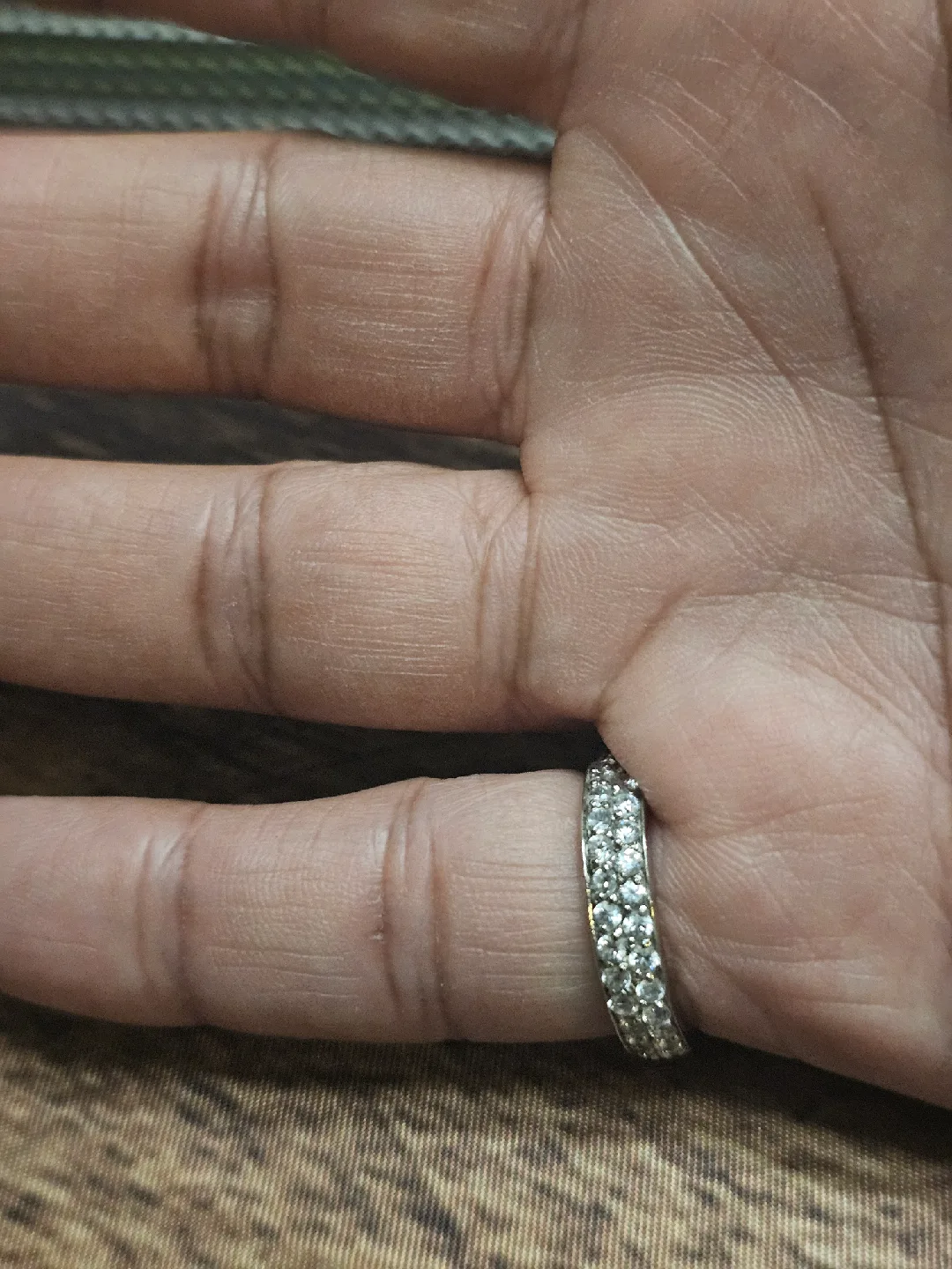 Lady Geo Eternity Band Ring, Stamped 925 image indicator(3)