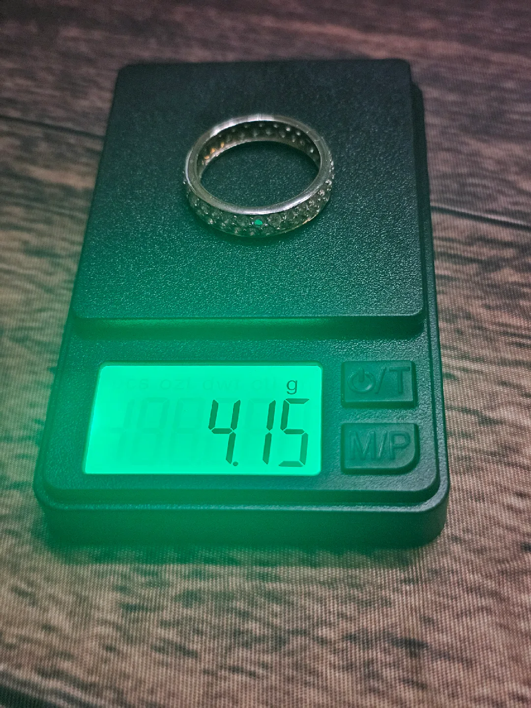 Lady Geo Eternity Band Ring, Stamped 925 image indicator(4)