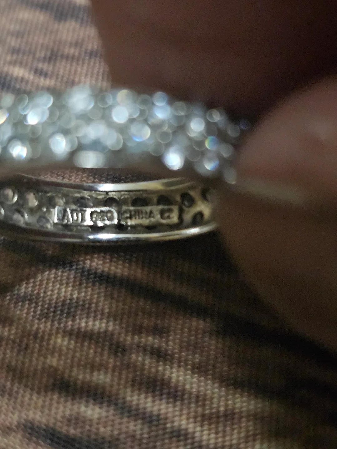 Lady Geo Eternity Band Ring, Stamped 925 image indicator(5)