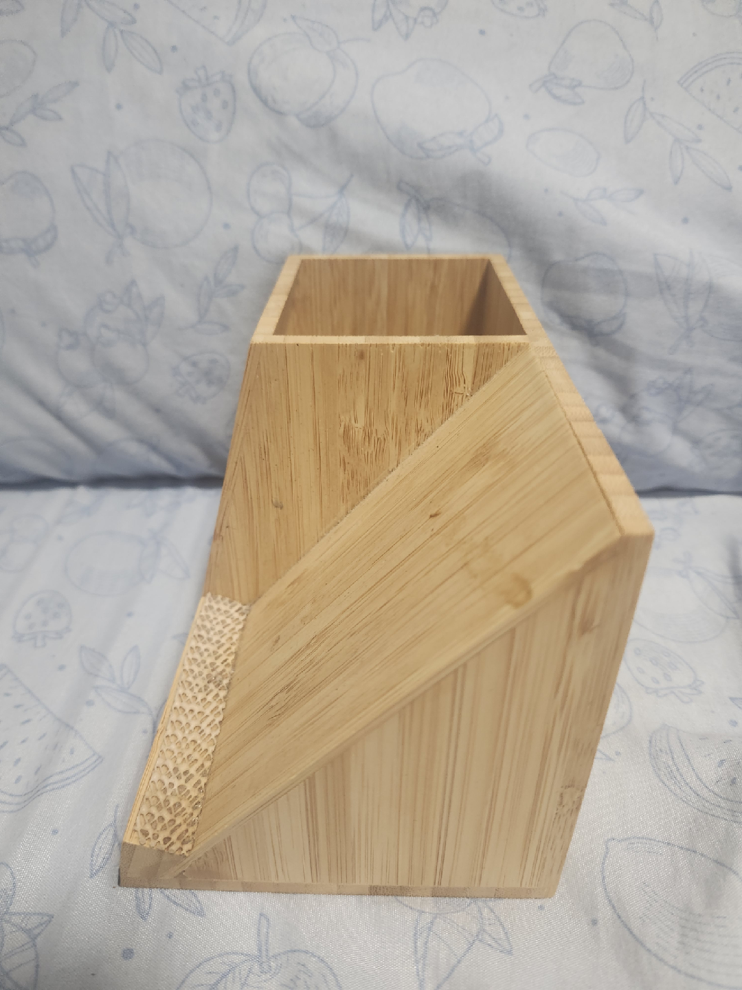 Bamboo desk organizer - photo 2