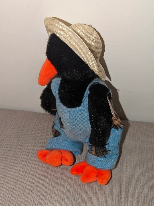 Ty Attic Treasures Cawley Crow Plush thumbnail