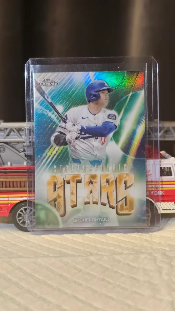 Shohei Ohtani Topps Chrome Baseball Card thumbnail