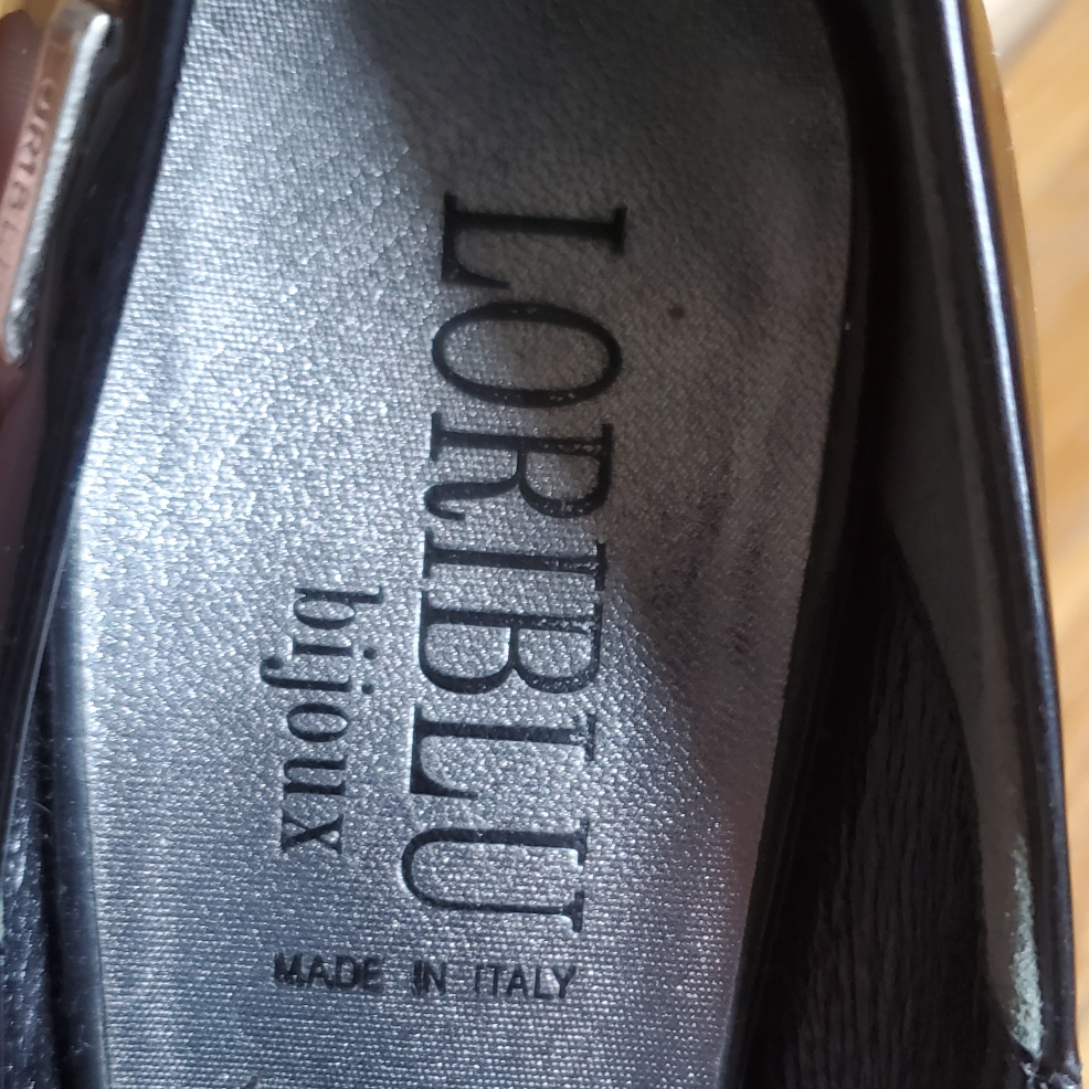 LORIBLU Bijoux Black Patent Leathet Stilettos - US 8.5 - photo 3