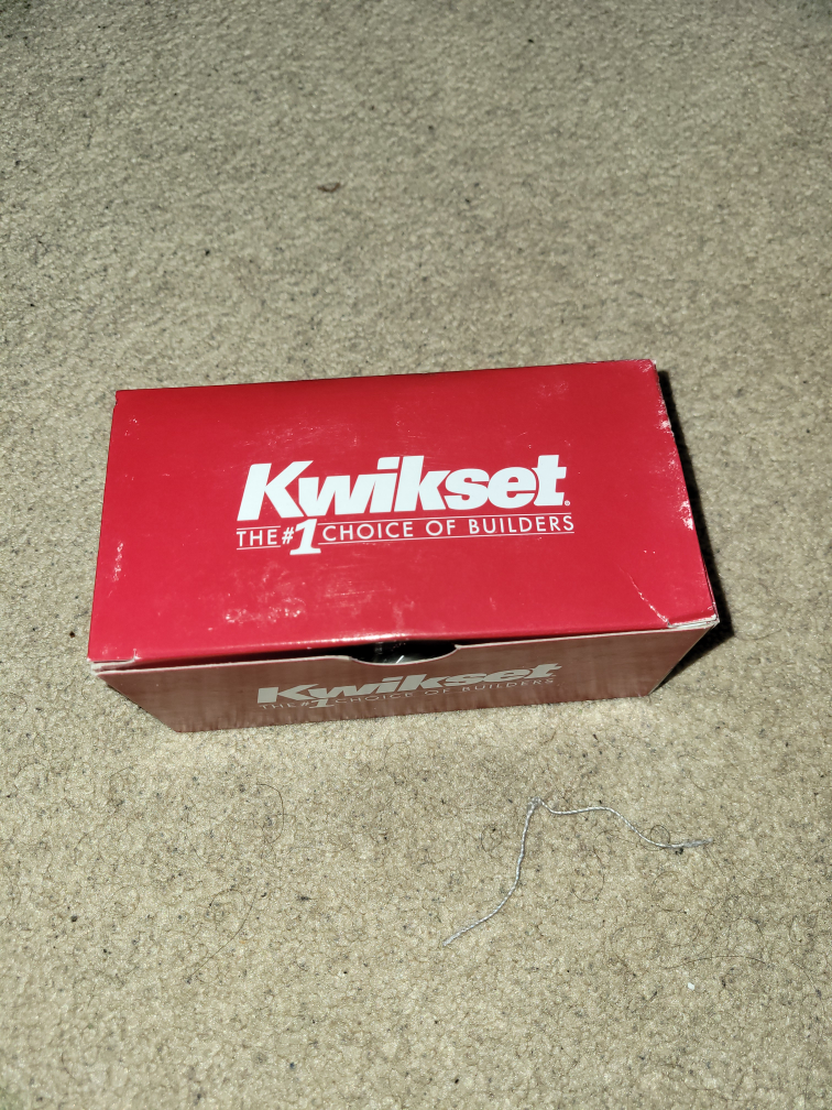 New Kwikset Door Lever Set