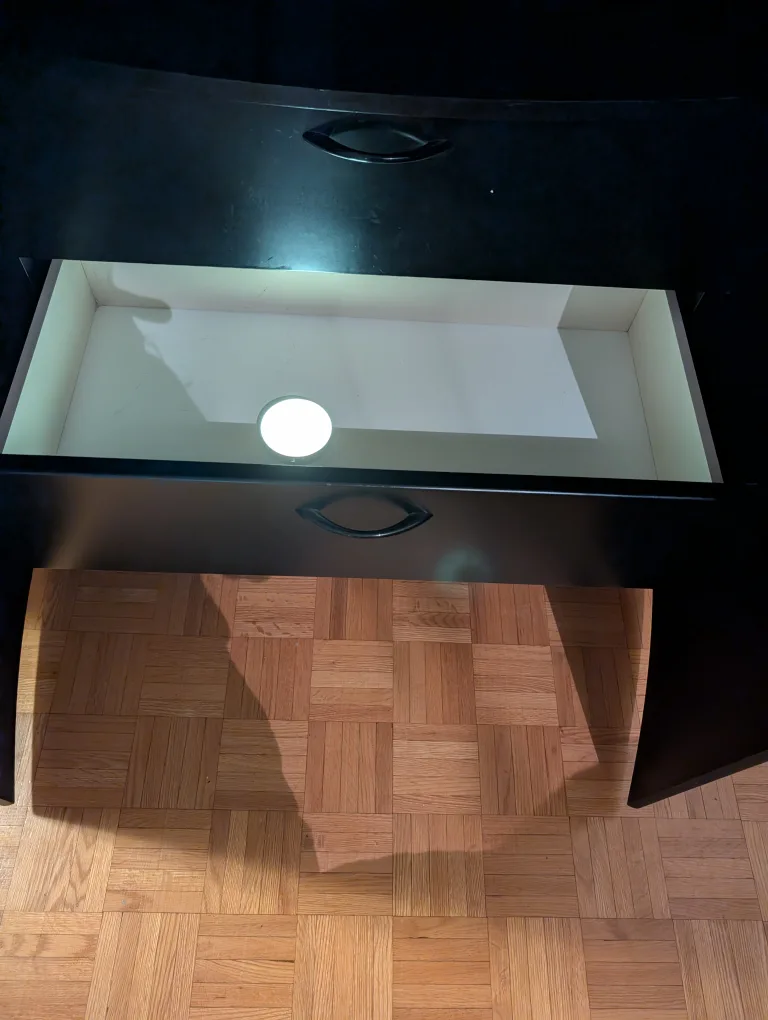 Black Wardrobe with Drawers and Shelves image indicator(6)