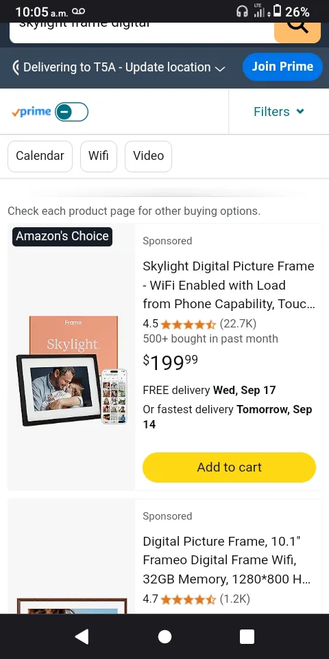 Digital Photo Frame *New" image indicator(5)