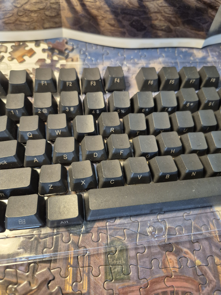 Need gone immediately | Matte Black 108 side printed key caps - photo 5