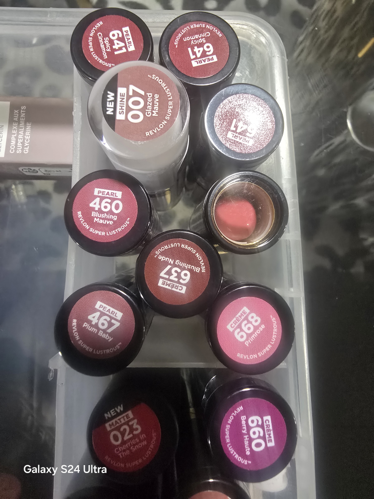 Revlon Super Lustrous Lipstick Lot
