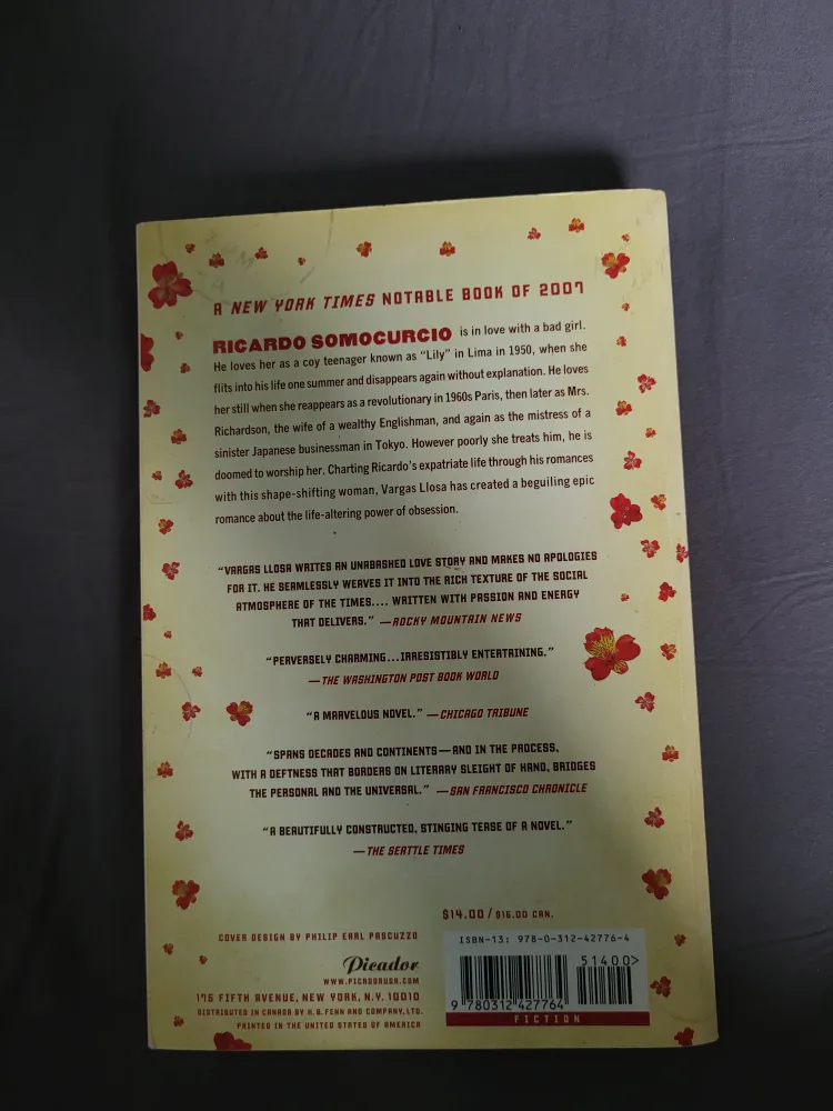 The Bad Girl by Mario Vargas Llosa image indicator(2)