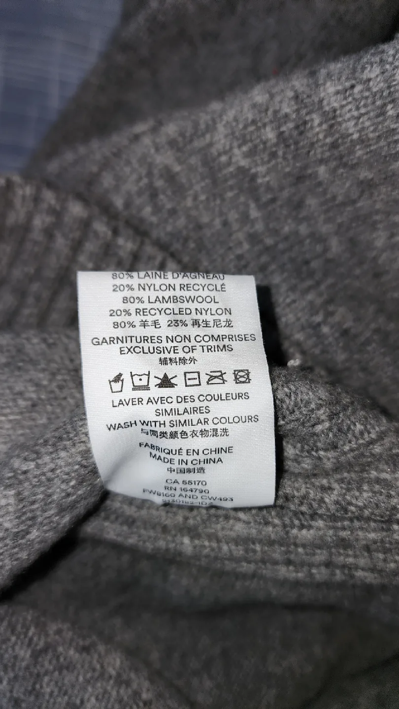 Frank And Oak Grey Knit Cardigan - Size L/G image indicator(8)