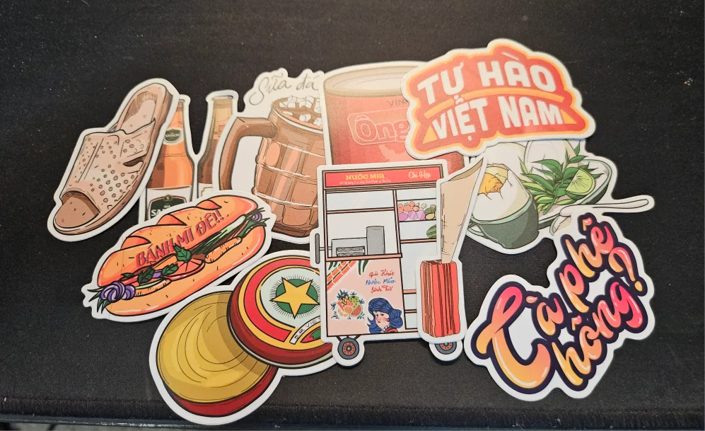 Vietnamese Food & Drink Stickers