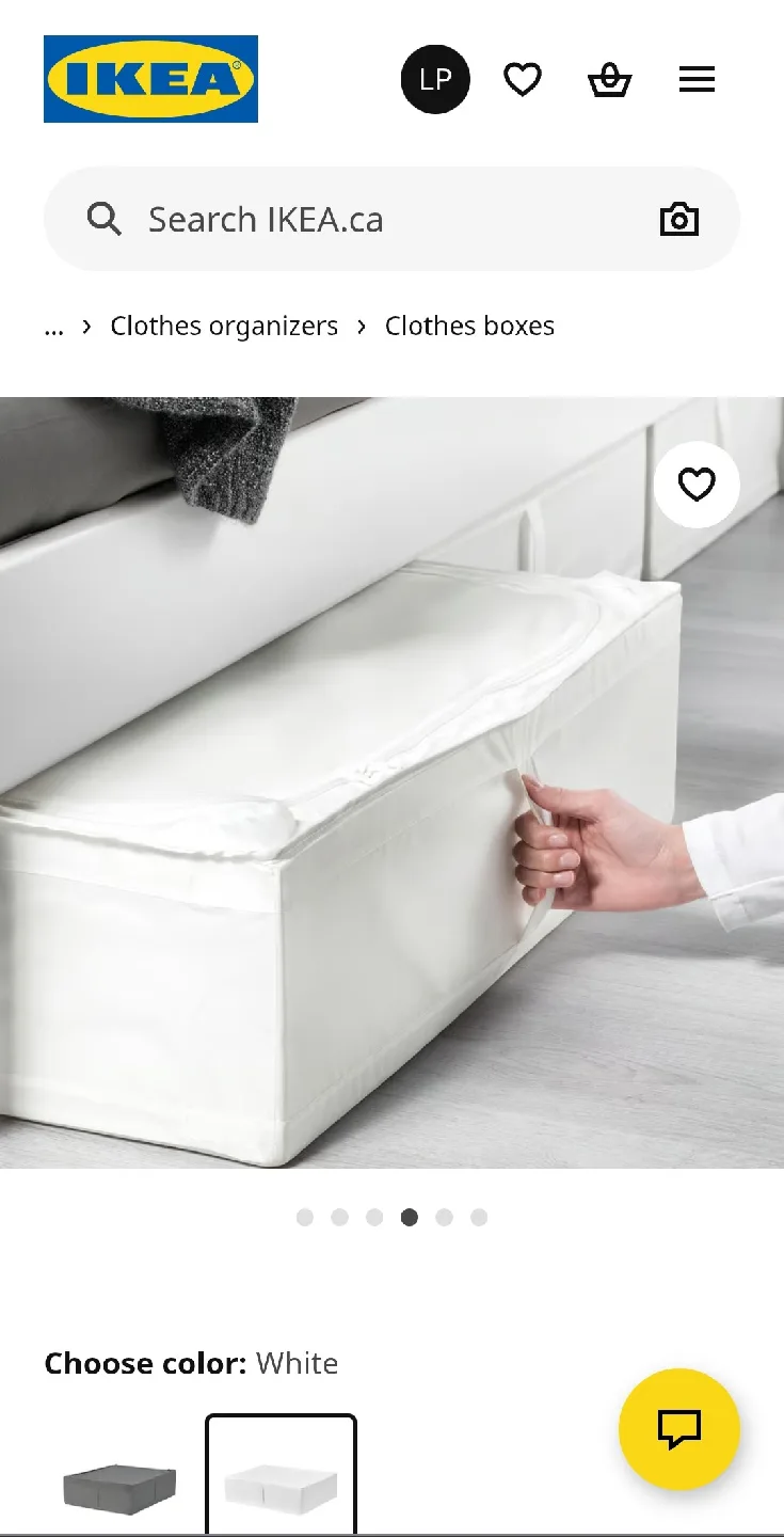 All 3 - IKEA White Clothes Box (almost new) thumbnail