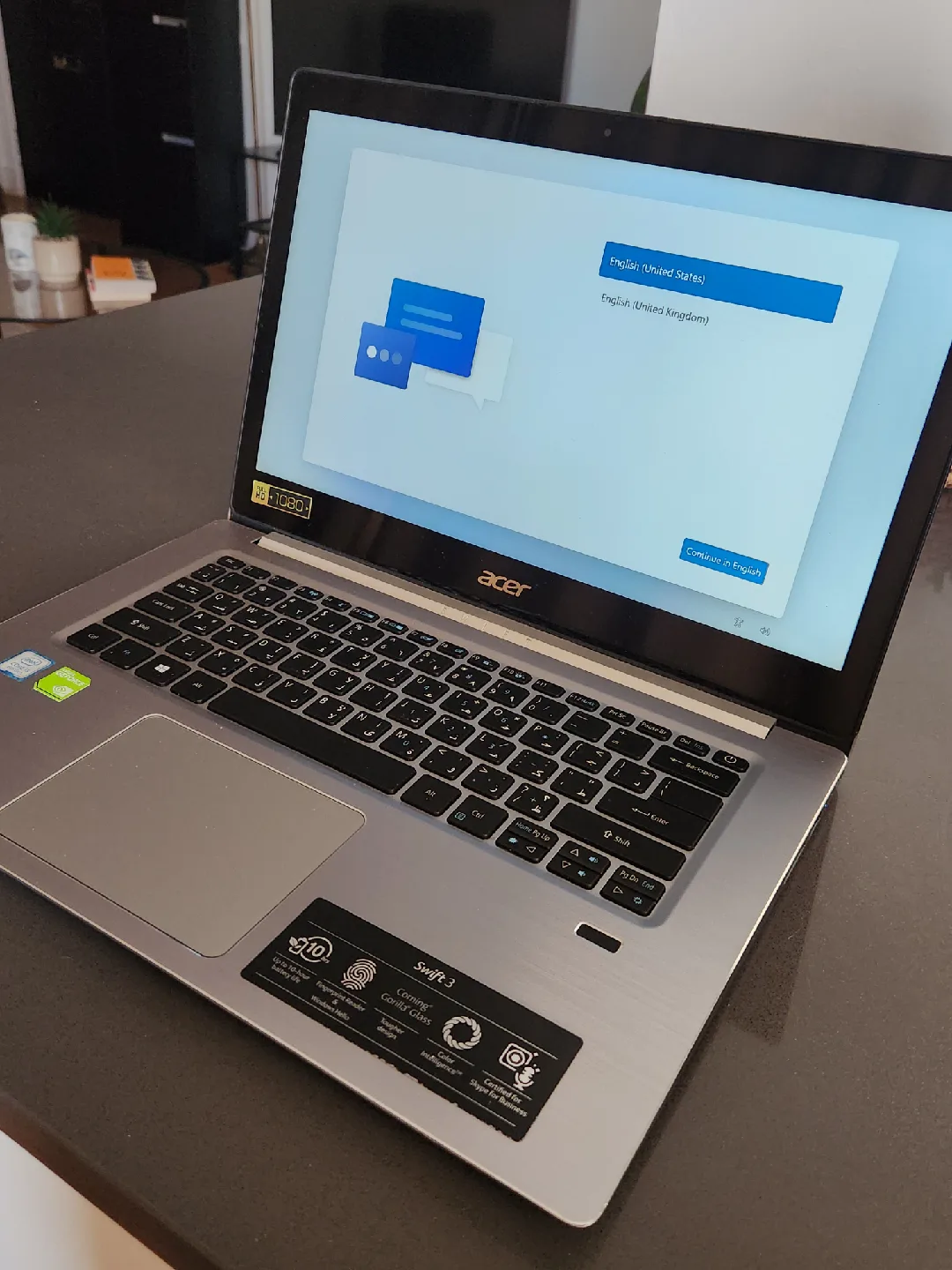 Acer Swift 3 (2018) – i5 / 8GB RAM / 256GB SSD / Nvidia Graphics