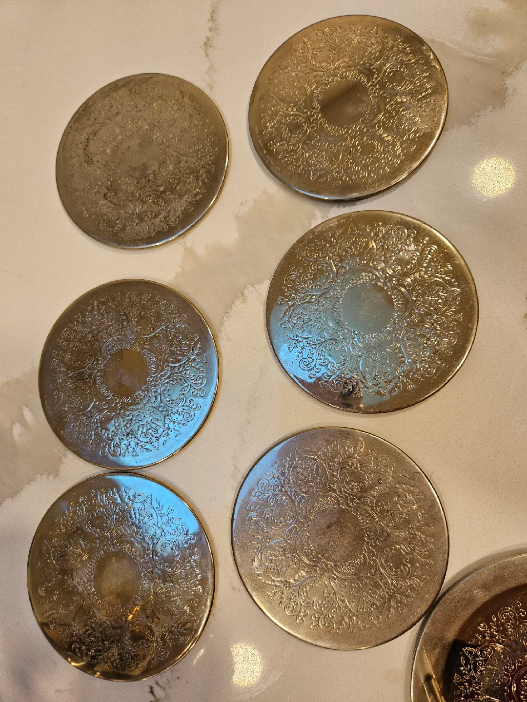 Vintage EP Steel W-25 Coasters Set image indicator(3)