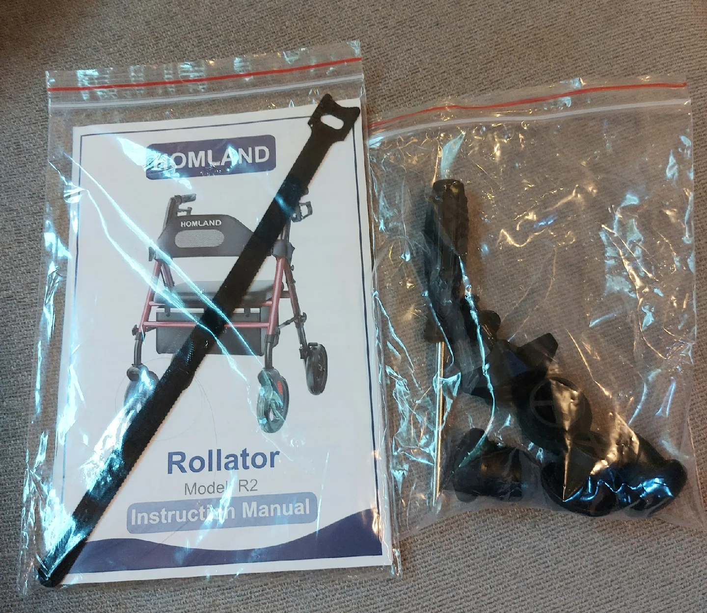 BNIB Homland 4 Wheel Rollator - Model R2-RD image indicator(2)