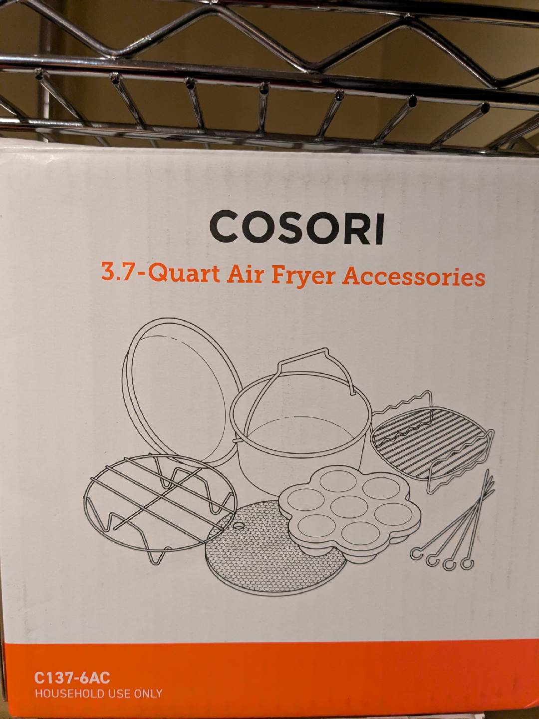 COSORI 3.7-Quart Air Fryer Accessories - New