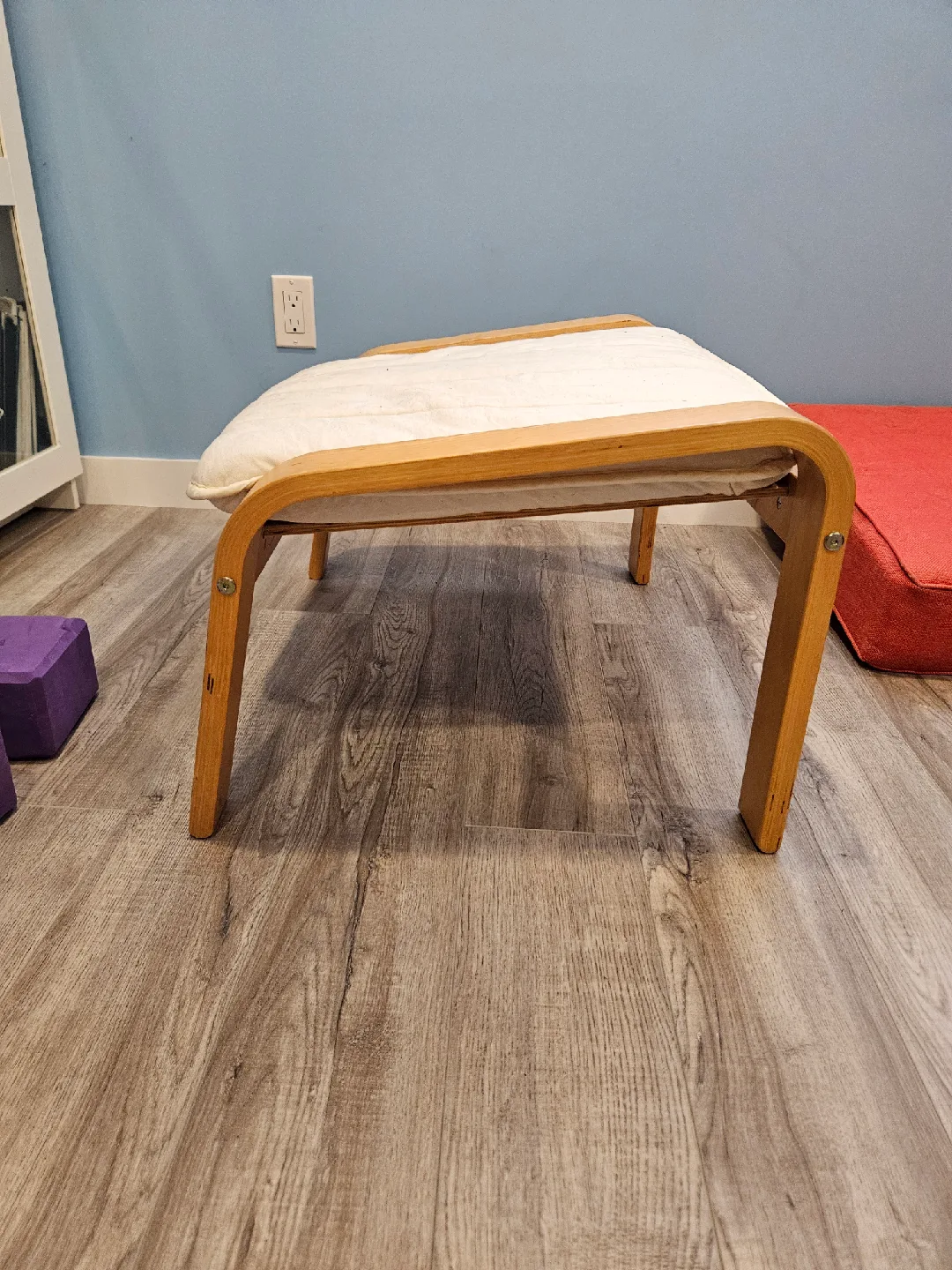 ikea poang footstool and chair cushion, no chair frame thumbnail