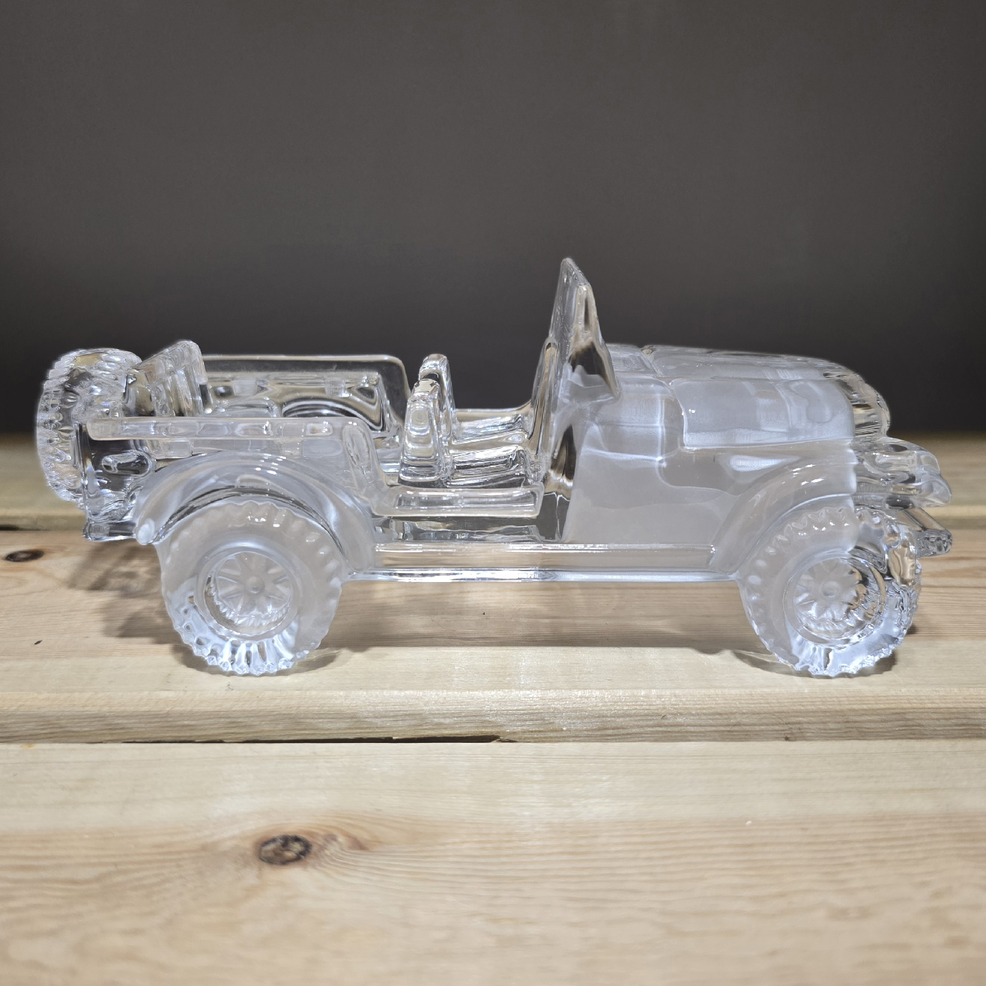 Vintage Hofbauer Glass Crystal Jeep Renegade CJ-7 Figurine - photo 2