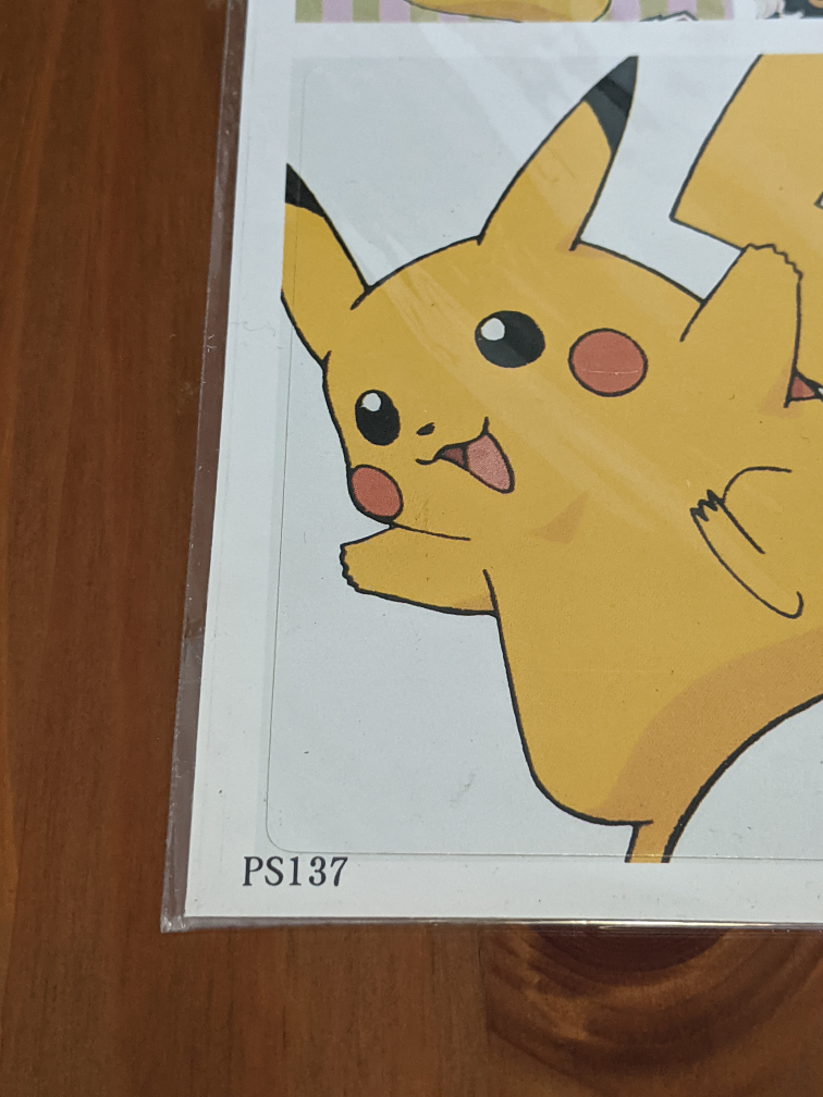 Pokemon Vintage Stickers - Made in Taiwan - photo 3