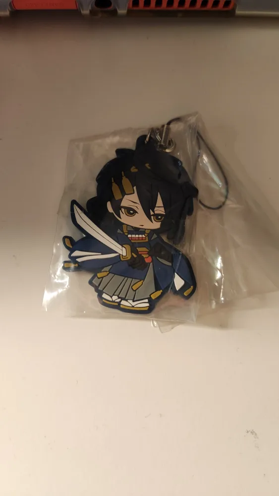 Touken Ranbu Minazuki Munechika Rubber Keychain thumbnail