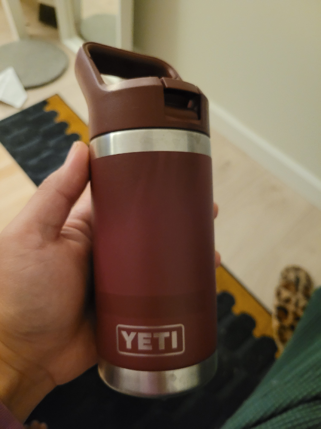 Yeti Rambler Jr 12oz Kids Bottle, Burgundy